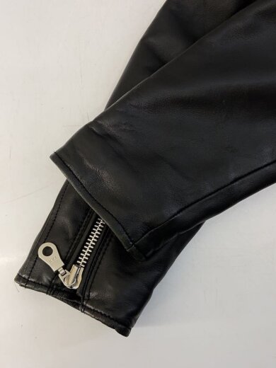商品画像：シングルライダースジャケット/M/羊革/BLK/NUC73L00880SH 6