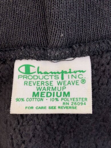 商品画像：ジップパーカー/M/コットン/BLK/C8-K112// 4