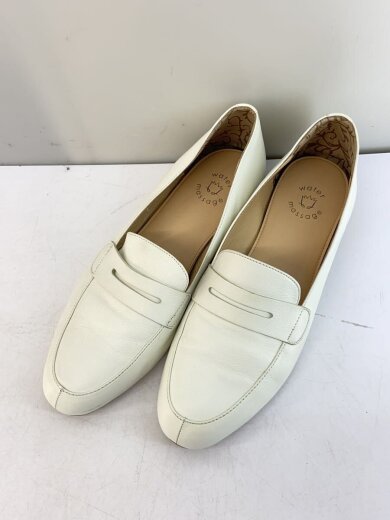 商品画像：ローファー/24.5cm/WHT/レザー/water massage 2