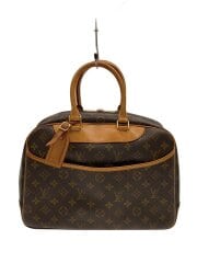 2)ボーリング・ヴァニティ(ドーヴィル)_モノグラム・キャンバス/PVC/BRW