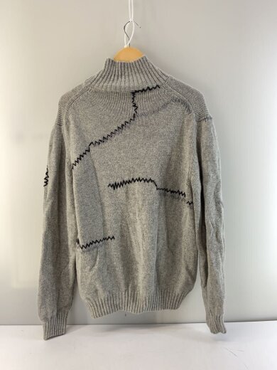 商品画像：ニット・セーター(厚手)/XL/ウール/GRY 2