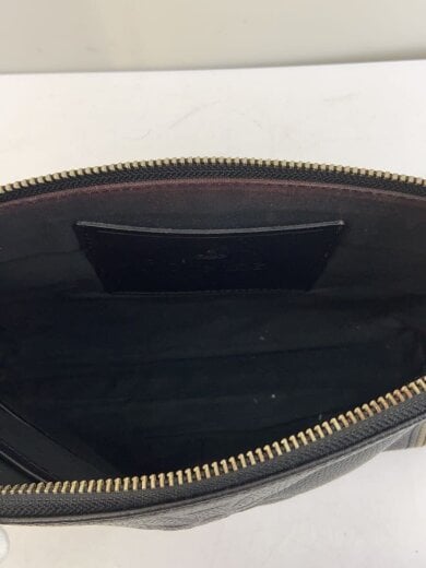 商品画像：セカンドバッグ/レザー/BLK 6