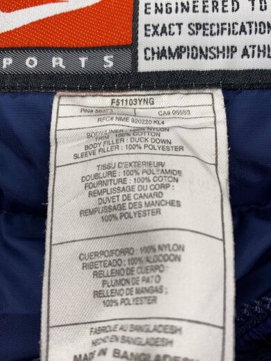 商品画像：ジャケット/S/ナイロン/BLU/F51103YNG 4