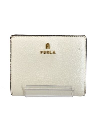 商品画像：2つ折り財布/レザー/WHT/レディース 1