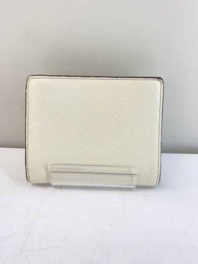 商品画像：2つ折り財布/レザー/WHT/レディース 2