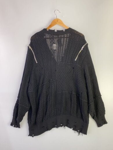 商品画像：カーディガン(厚手)/FREE/コットン/BLK/HA020068SY 2