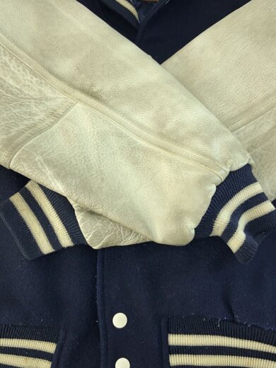 商品画像：スタジャン/M/ウール/NVY 9