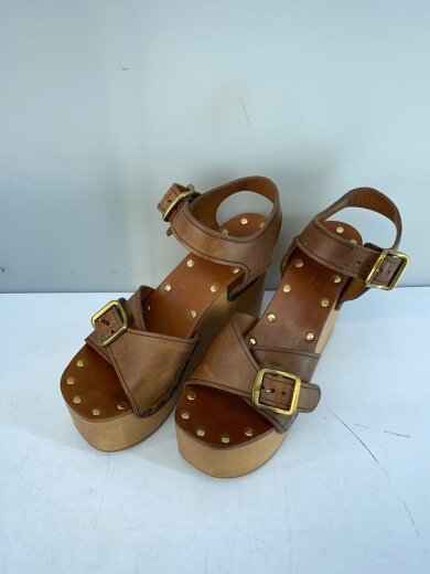 商品画像：サンダル/35/BRW/ゴールドバックル 2