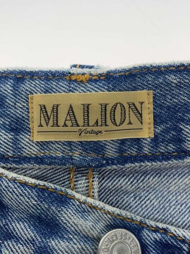 商品画像：MALION/箔プリントボトム/S/コットン/BLU 4