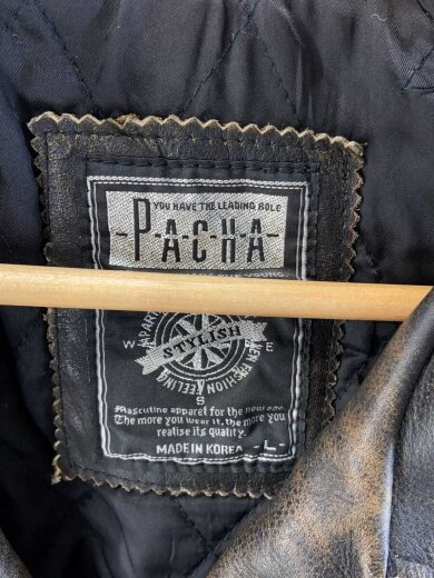 商品画像：PACHA/レザージャケット・ブルゾン/L/レザー/BLK 3