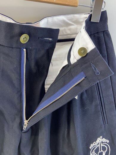 商品画像：Pleated Chino Trouser/ボトム/30/コットン/BLK 3