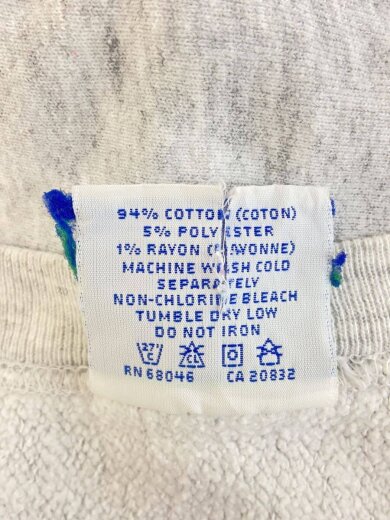 商品画像：スウェット/XL/コットン/GRY// 5