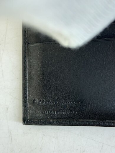 商品画像：2つ折り財布/レザー/BLK/無地/メンズ// 3