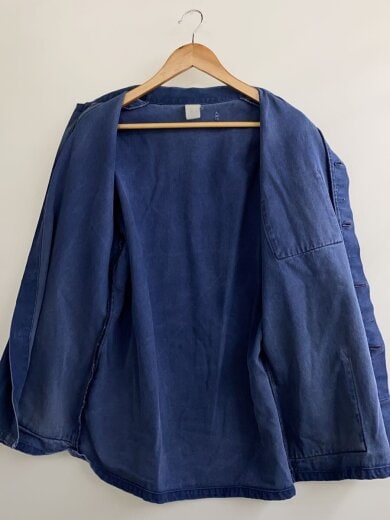 商品画像：カバーオール/50/モールスキン/BLU/無地 3