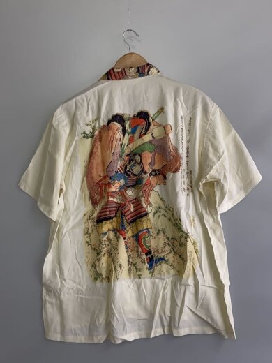 商品画像：北斎/畠山重忠/アロハシャツ/XL/レーヨン/WHT/SS39656// 2