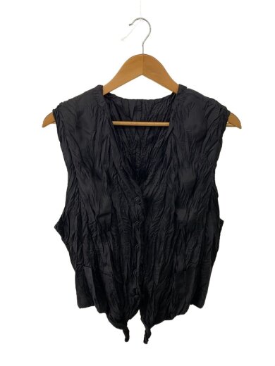 商品画像：ベスト/M/ポリエステル/BLK/無地/IM71-FE918 1