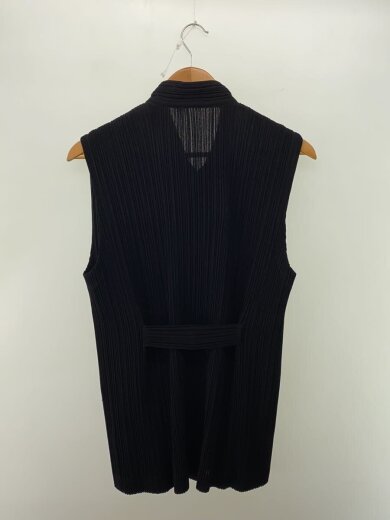 商品画像：ノースリーブブラウス/M/ポリエステル/BLK/無地/IM71-FE602 2