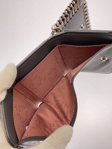 商品画像：3つ折り財布/レザー/グレー/レディース/521371 W9132 6