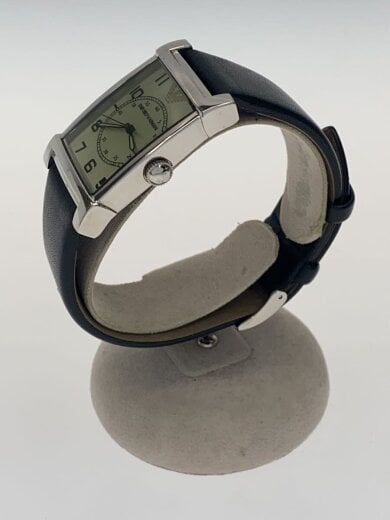 商品画像：クォーツ腕時計/アナログ/レザー/BLK/AR-0211 2