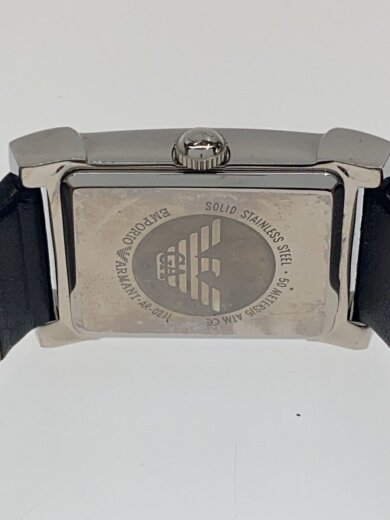 商品画像：クォーツ腕時計/アナログ/レザー/BLK/AR-0211 3