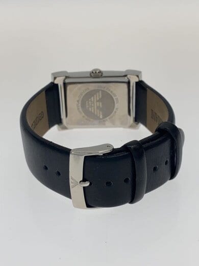 商品画像：クォーツ腕時計/アナログ/レザー/BLK/AR-0211 4