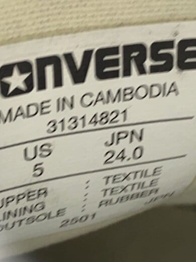 商品画像：ローカットスニーカー/24cm/BLK/31314821// 5