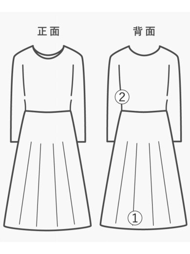 商品画像：シャツワンピース/2/コットン/WHT/YX-B40-034 8