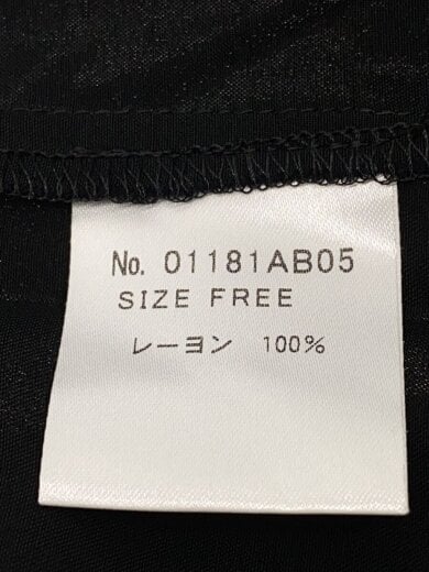 商品画像：BAD GIRL刺繍/FREE/レーヨン/BLK/無地/01181AB05 4