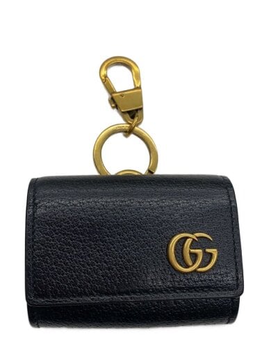 商品画像：Gg Marmont AirPods/小物/レザー/BLK/メンズ/645117 1