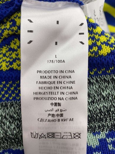 商品画像：OVERSIZED SWEATER/L/コットン/マルチカラー/総柄/700203 4