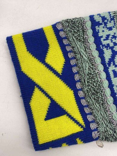 商品画像：OVERSIZED SWEATER/L/コットン/マルチカラー/総柄/700203 6