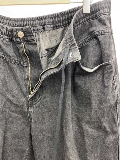 商品画像：BLEACH EASY DENIM PANTS/XL/コットン/BLK/101243031015 3