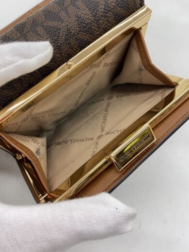 商品画像：3つ折り財布/PVC/BRW/総柄/レディース/35T2GTVE2B 5