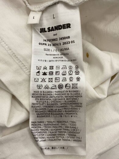 商品画像：長袖Tシャツ/L/コットン/WHT/無地/j47gc0002 5