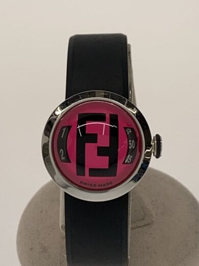 商品画像：ブースラ/クォーツ腕時計/アナログ/ラバー/PNK/BLK/8010L 1