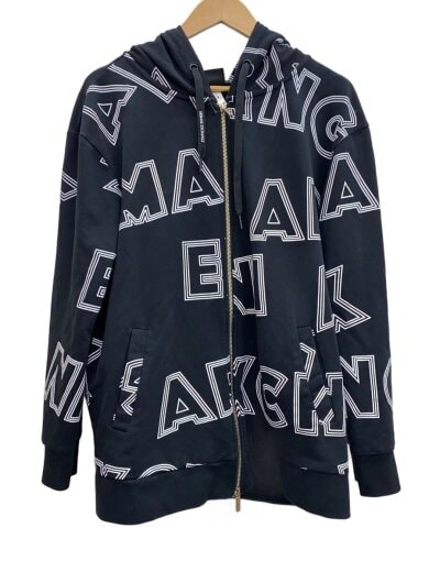 商品画像：ジップパーカー/M/コットン/BLK/総柄/6ZYMARYJW4Z 1