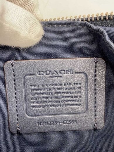 商品画像：ショルダーバッグ/レザー/NVY/H2239 3