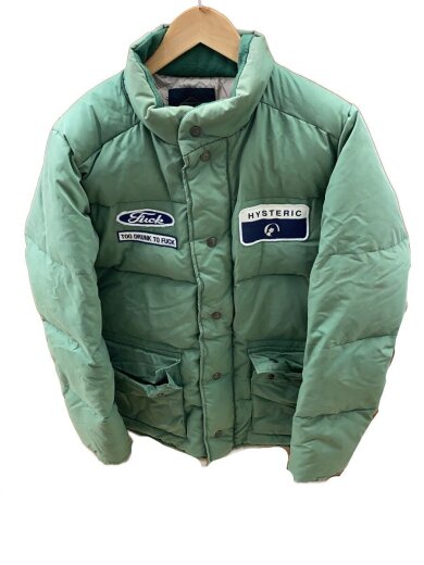 商品画像：ダウンジャケット/M/コットン/GRN/無地/4ab-1132 1