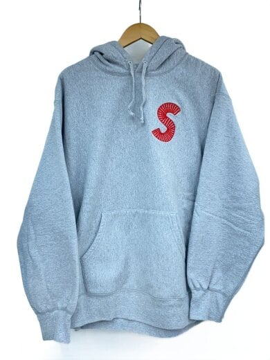 商品画像：パーカー/L/コットン/GRY/Sロゴ// 1