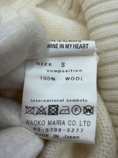 商品画像：CLASSIC KNIT CARDIGAN/S/ウール/CRM/23SS-WMK-KN04// 5