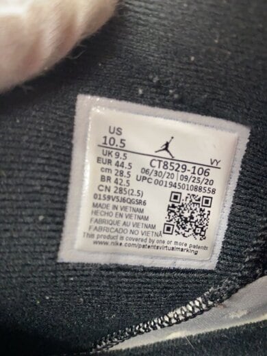 商品画像：AIR JORDAN 6 RETRO_エアジョーダン 6 レトロ/28.5cm/WHT// 5