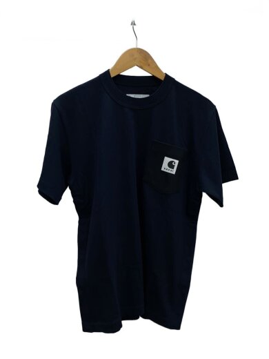 商品画像：Tシャツ/2/コットン/NVY/無地/23-0557S 1