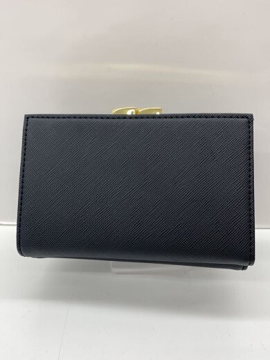 商品画像：3つ折り財布/フェイクレザー/BLK/レディース/2320265291// 2