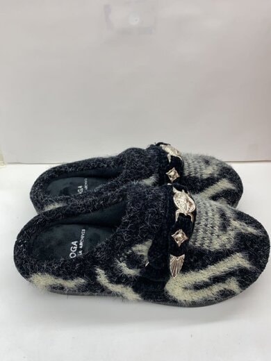 商品画像：KNIT SLIP-ON/サンダル/O/BLK/ウール/TC252-AJ601// 2