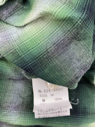 商品画像：長袖シャツ/M/コットン/GRN/0261AH05 4