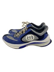 ローカットスニーカー/--/BLU/ベロア