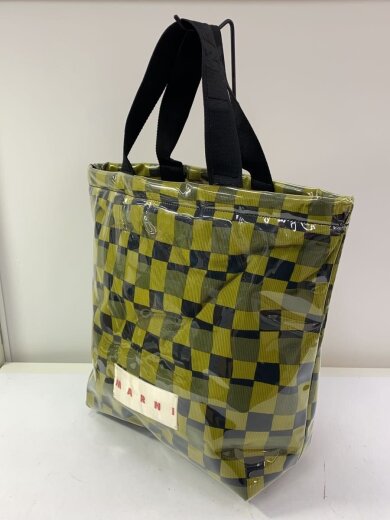 商品画像：トートバッグ/ナイロン/GRN/チェック 2