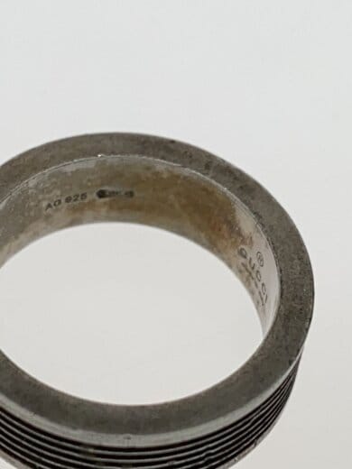 商品画像：リング/SV950/8号/SLV/メンズ 4