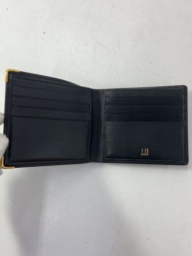 商品画像：2つ折り財布/レザー/BLK/無地/メンズ// 4
