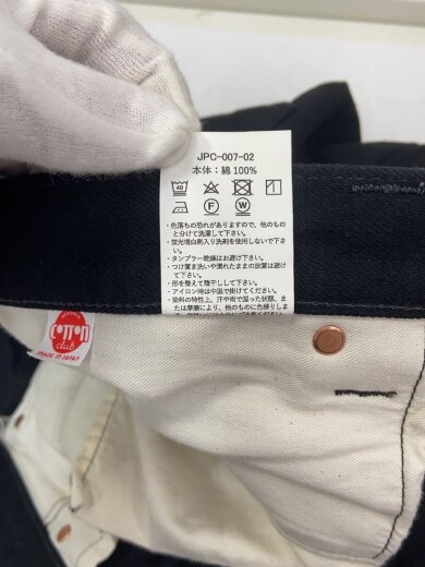 商品画像：COTTON RESEARCH CLUB/Selvage Black/ストレートパンツ/32/コットン/無地 6